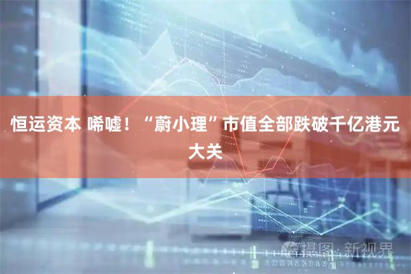 恒运资本 唏嘘！“蔚小理”市值全部跌破千亿港元大关