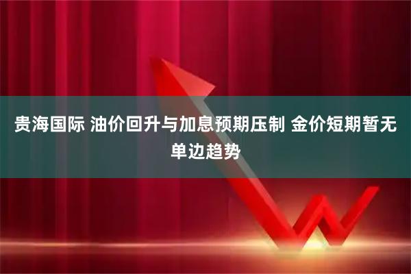 贵海国际 油价回升与加息预期压制 金价短期暂无单边趋势